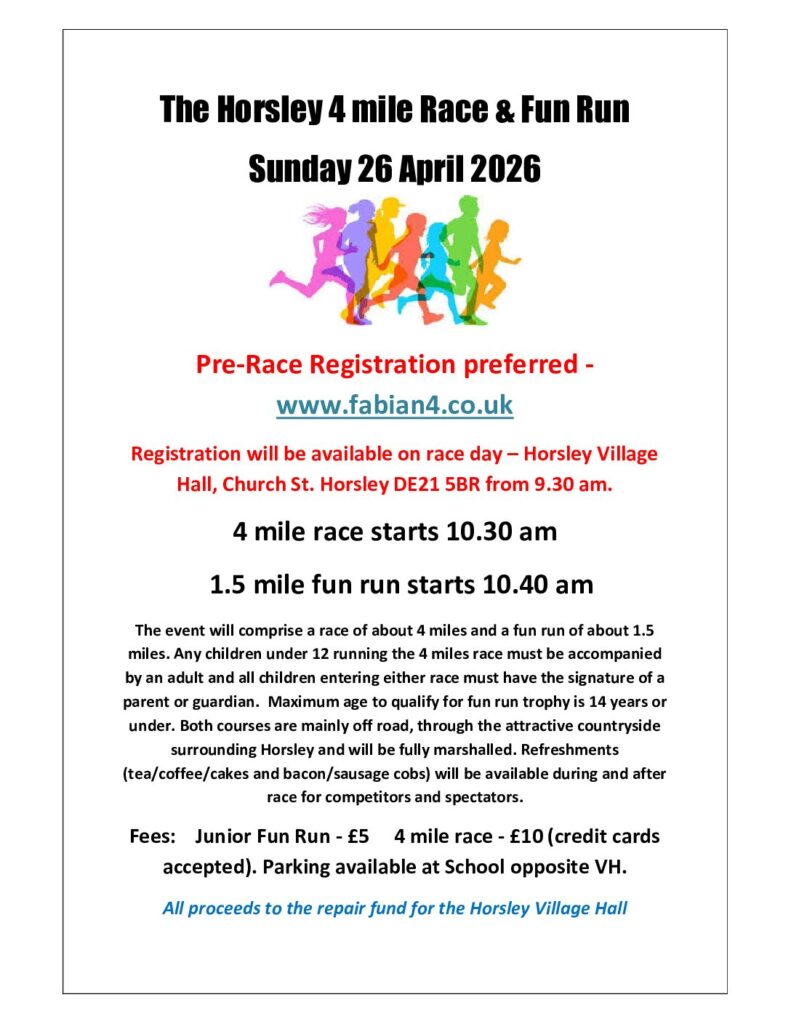 Horsley 2026 4 Mile Fun Run